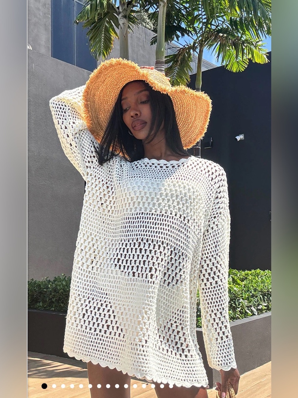 SHOW ME YOUR MUMU PAULA CROCHET PULLOVER - Picture 2 of 7